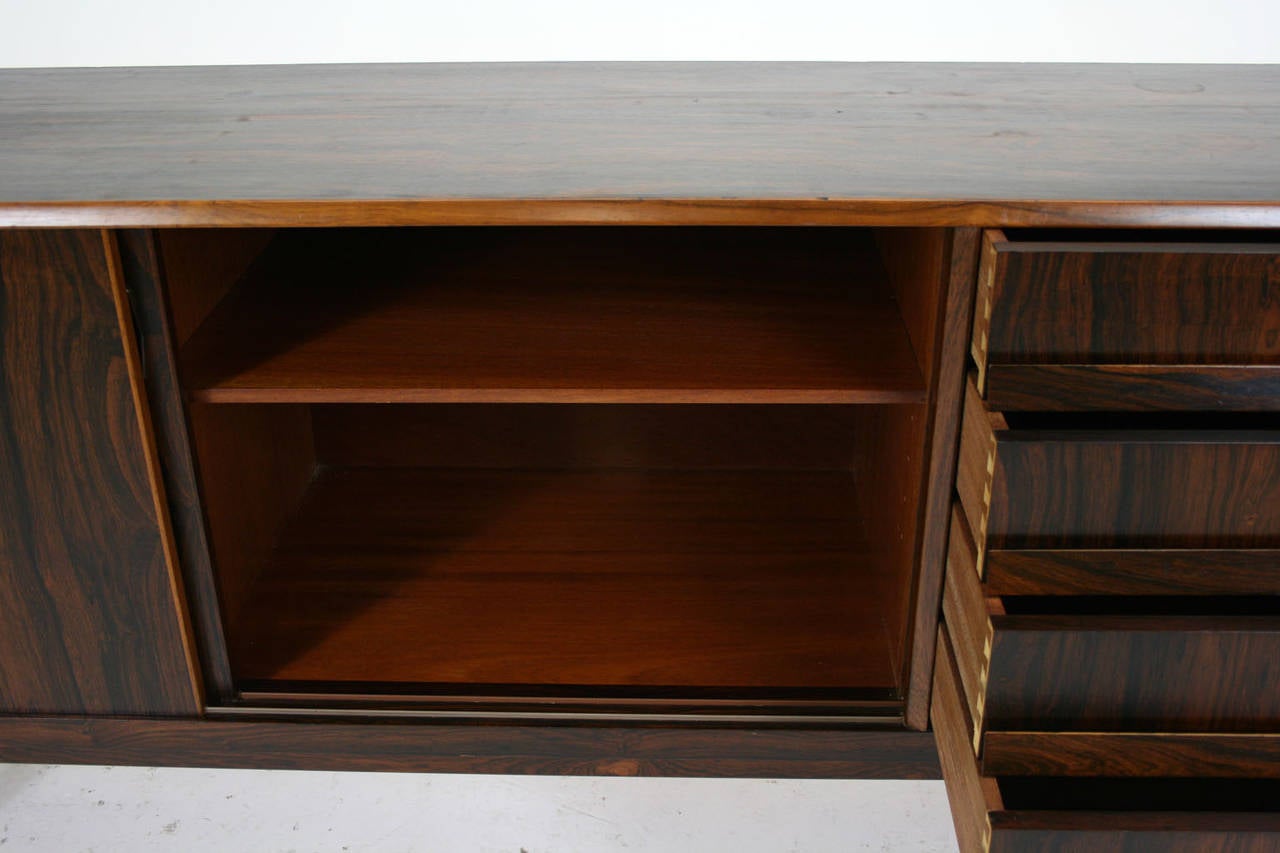 Danish Mid-Century Modern Rosewood Credenza or Sideboard 2