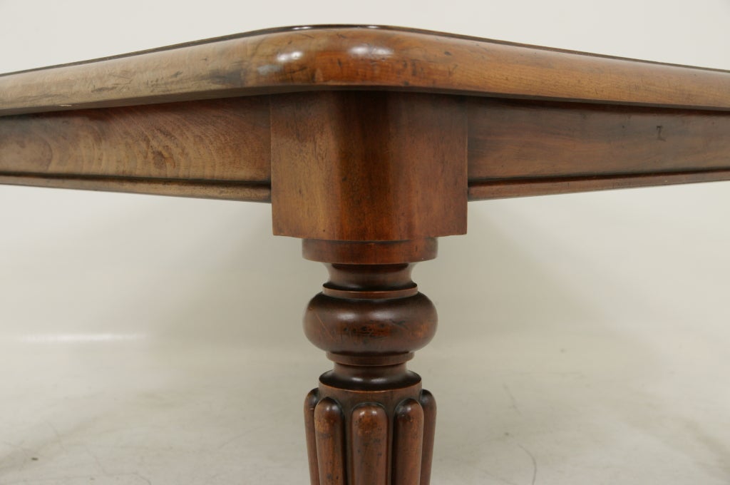 Victorian Mahogany Dining Table and Two (2) Leaves 1