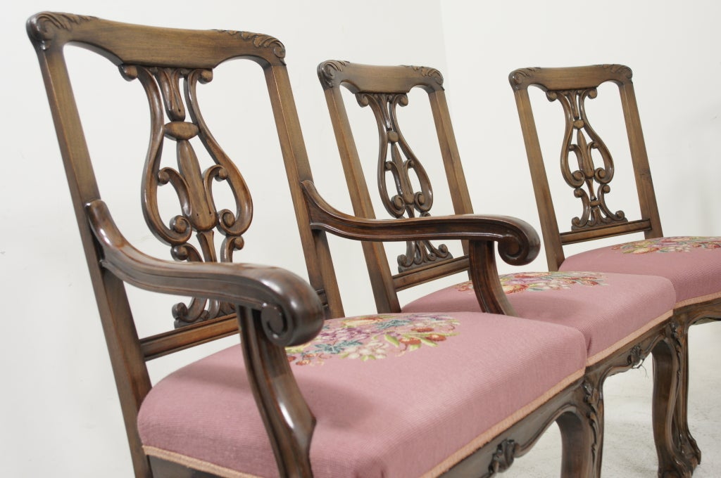 georgian style dining room chairs