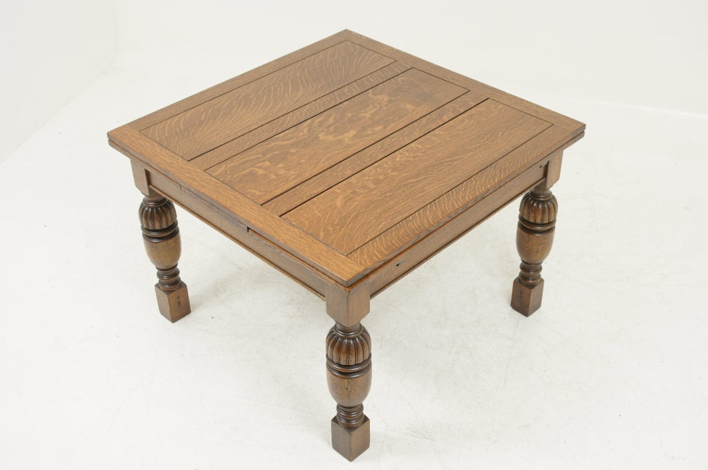 Solid Oak Scottish Extending Table 4