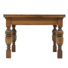 Solid Oak Scottish Extending Table