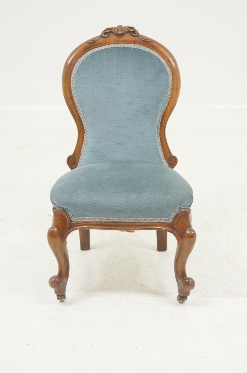 Scottish Victorian Mahogany Child's Parlour Chair