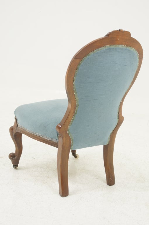 Victorian Mahogany Child's Parlour Chair 1