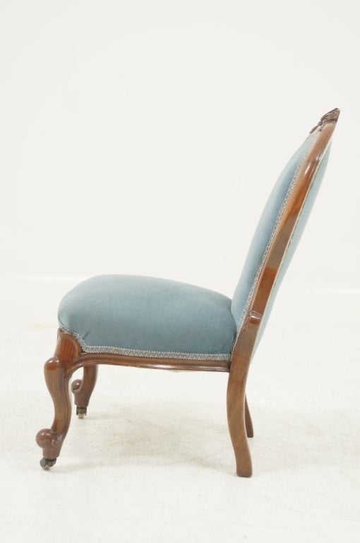 Victorian Mahogany Child's Parlour Chair 2