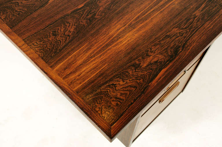 Danish Mid Century Modern Rosewood Desk BFB 2