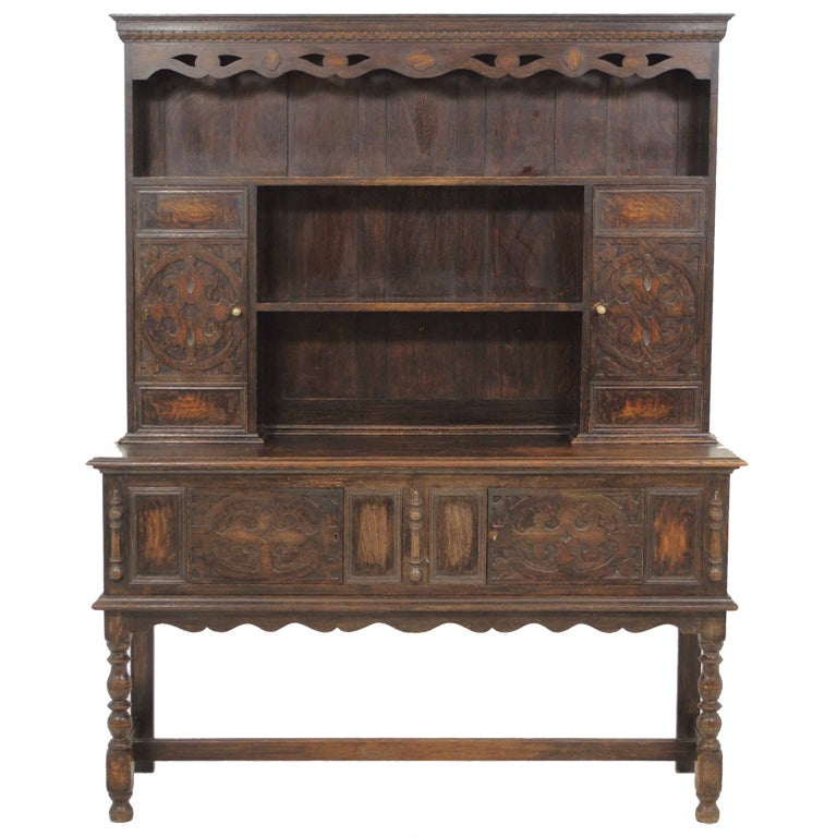 17th Century Style Oak Welsh Dresser
