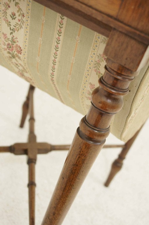 Victorian Mahogany Sewing or Work Table 3