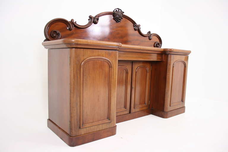 antique mahogany buffet server