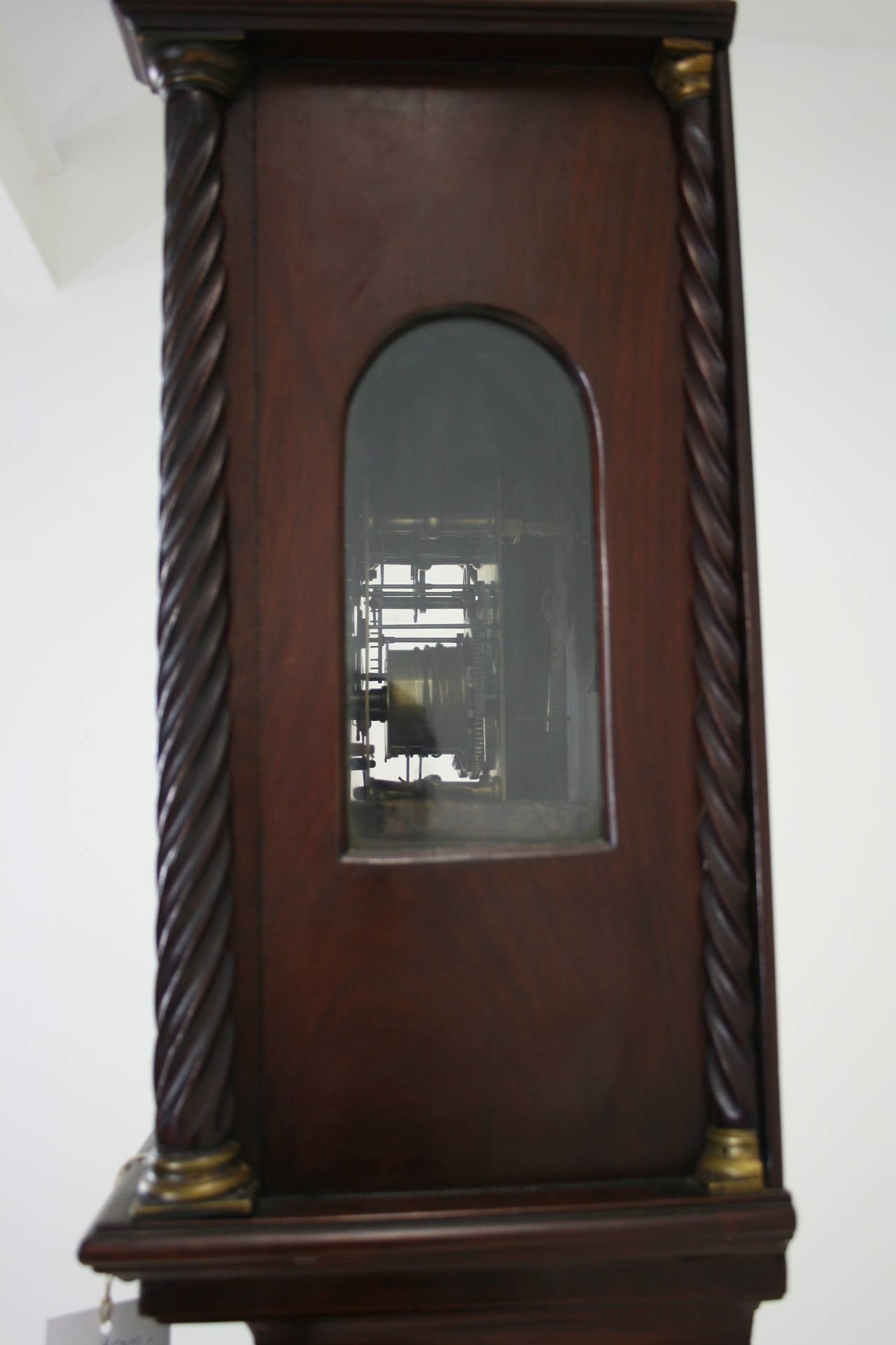 Antique Scottish Georgian Mahogany Tall Case Grandfather Clock, 1820 1