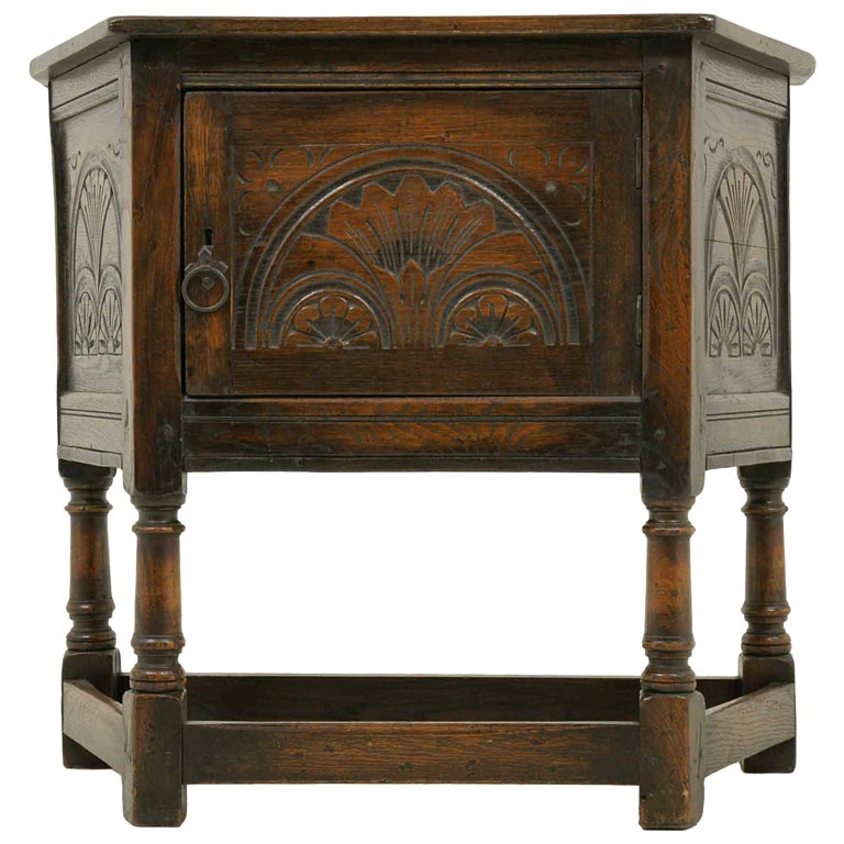 17th Century Style Oak Hall Table