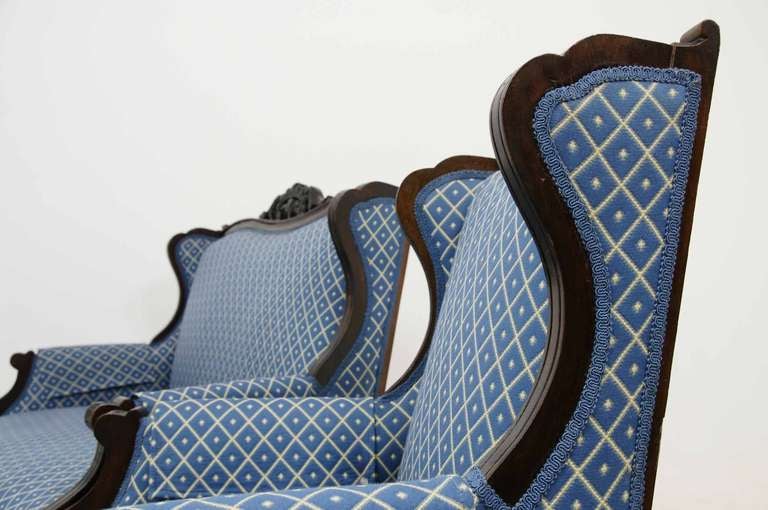 3-Piece Victorian Mahogany Parlor Suite 4