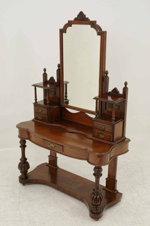 Victorian Mahogany Dressing Table / Vanity 5