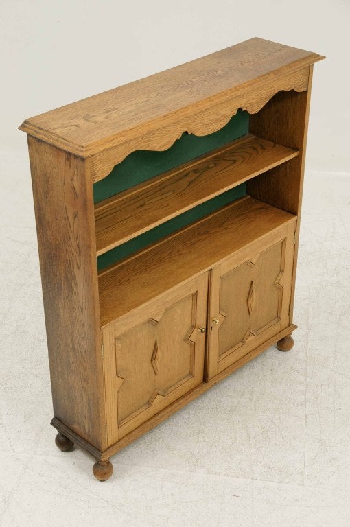 Early 20th Century Oak Open Bookcase 2