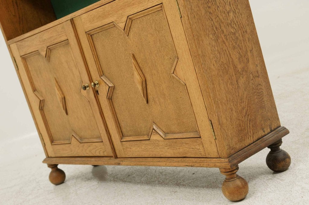 Early 20th Century Oak Open Bookcase 4