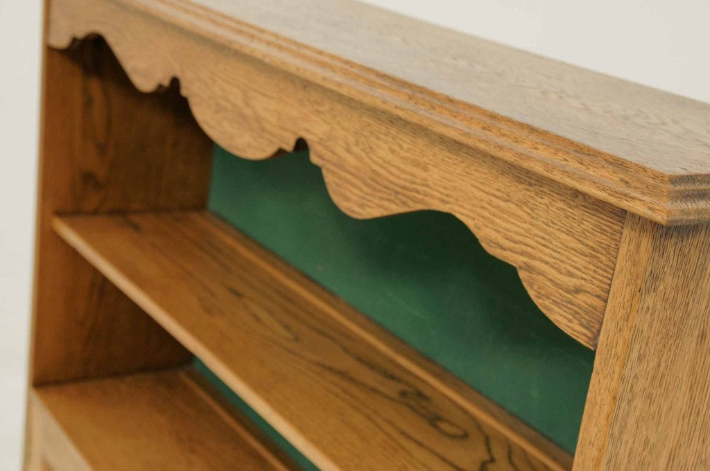 Early 20th Century Oak Open Bookcase 5
