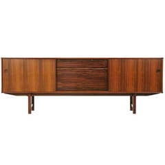 Stunning Danish Modern Rosewood Sideboard Credenza 