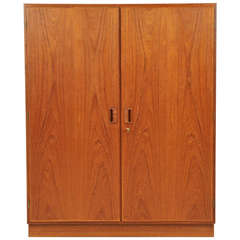 Vintage Danish Modern Teak Cabinet by Borge Mogensen