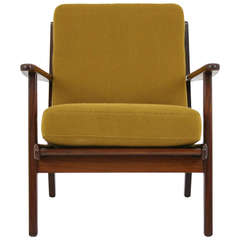 Danish Modern Teak Lounge Easy Chair