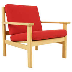 Oak Lounge Chair by Hans Wegner 