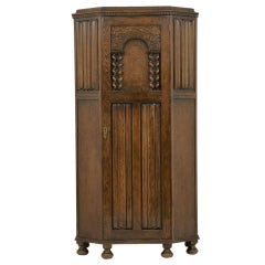 Armoire en chêne torsadé Barley Twist, garde-robe