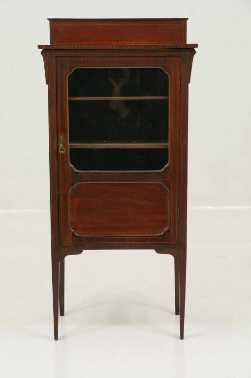 Victorian Mahogany Music Cabinet