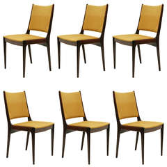 Set of Six Rosewood Chairs by Johannes Andersen