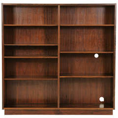 Danish Modern Rosewood Bookcase by Hundevad