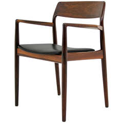 Stunning Rosewood Danish Modern Arm Chair 