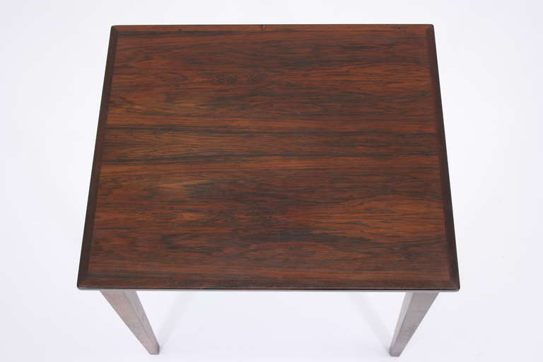 Danish Modern Rosewood & Tiled Nesting Tables 1