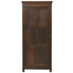 Antique Early 20th Century Oak Armoire, Robe