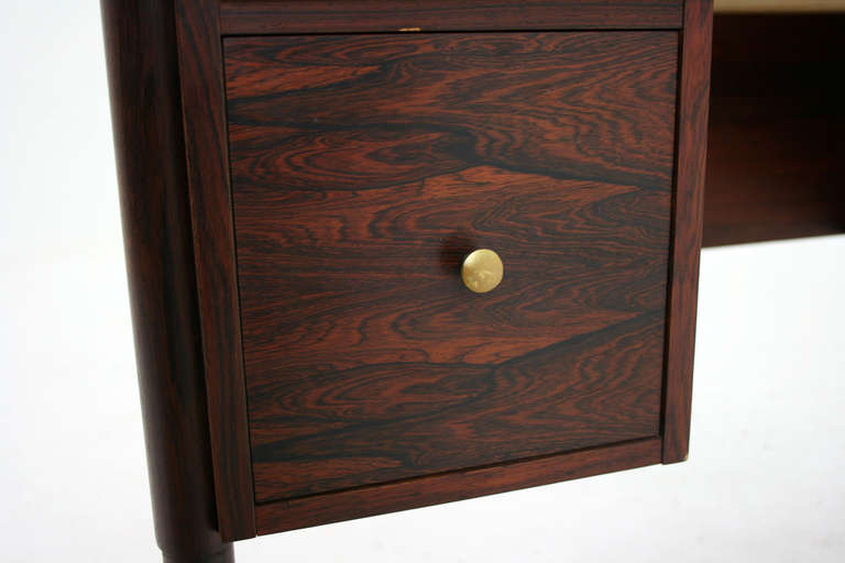 Scandinavian Modern Stunning Danish Modern Rosewood Vanity Dresser 