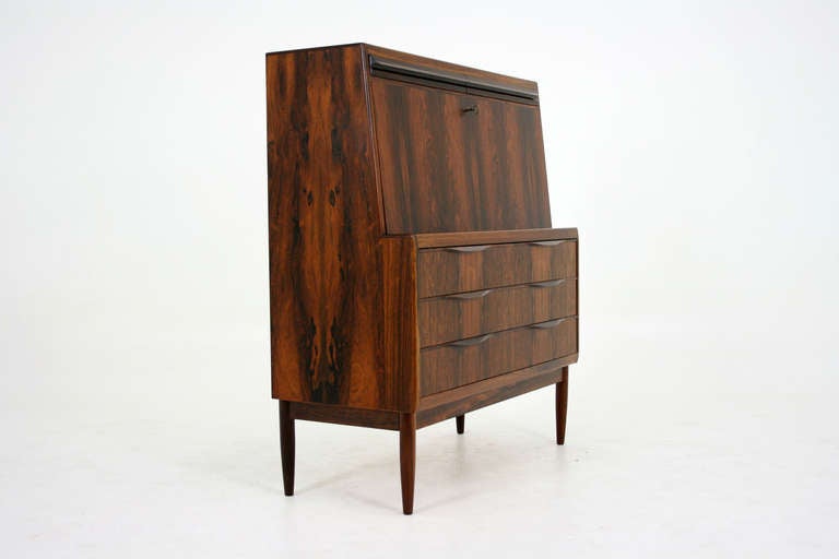 Rosewood Secretary Desk Bureau by Ib Kofod-Larsen