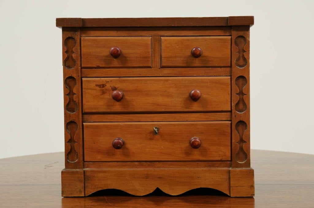 Victorian Mahogany Apprentice / Dresser Chest