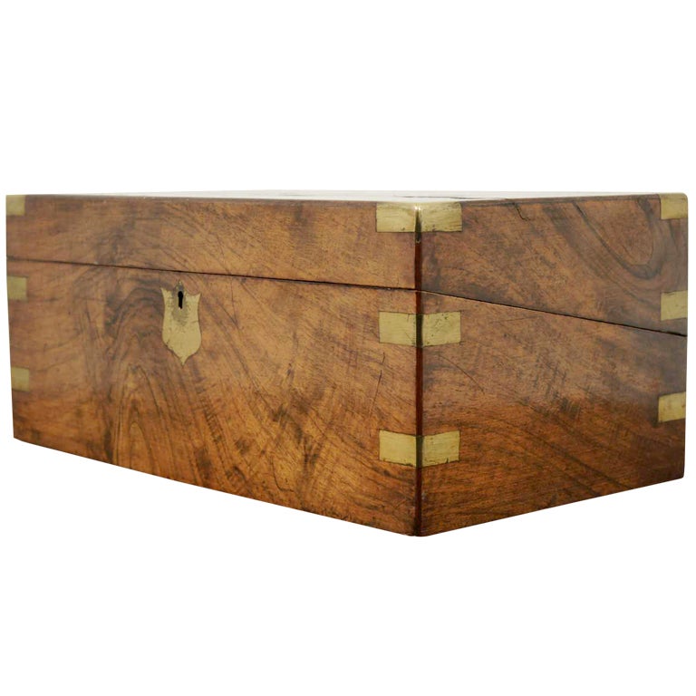 Victorian Walnut Writing / Slope / Lap Desk