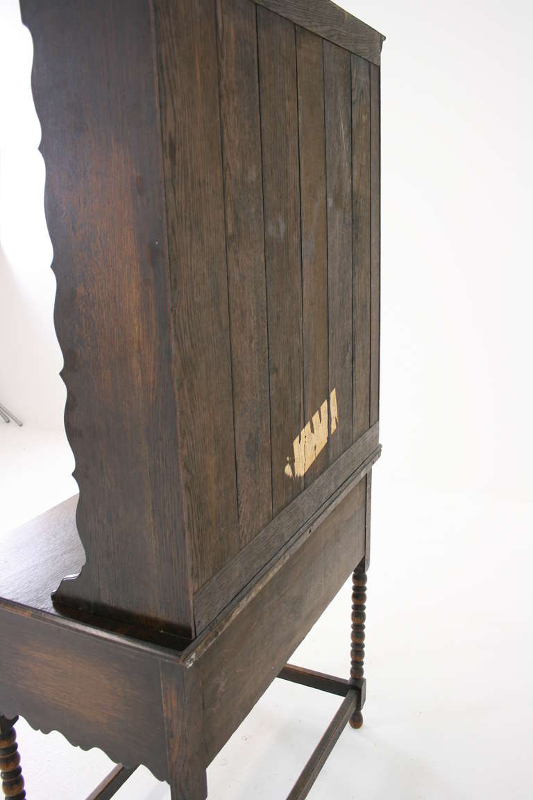 Antique Scottish Petite Oak Welsh Dresser, Buffet and Hutch, Sideboard 1
