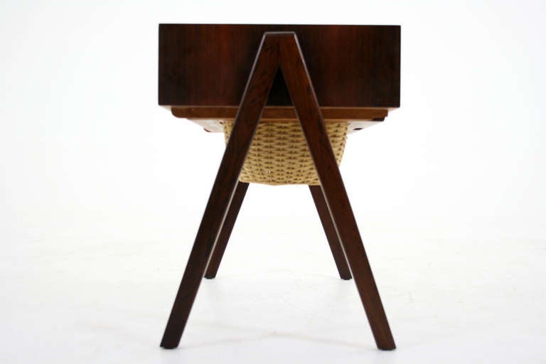 Beautiful Rosewood Sewing Table 2