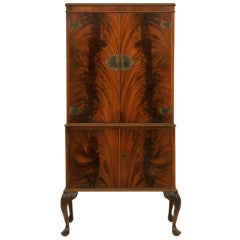 Antique Mahogany Figural Cocktail Cabinet