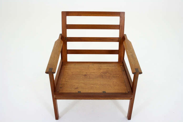 Pair of Teak Lounge Chairs by Illum Wikkelso 3