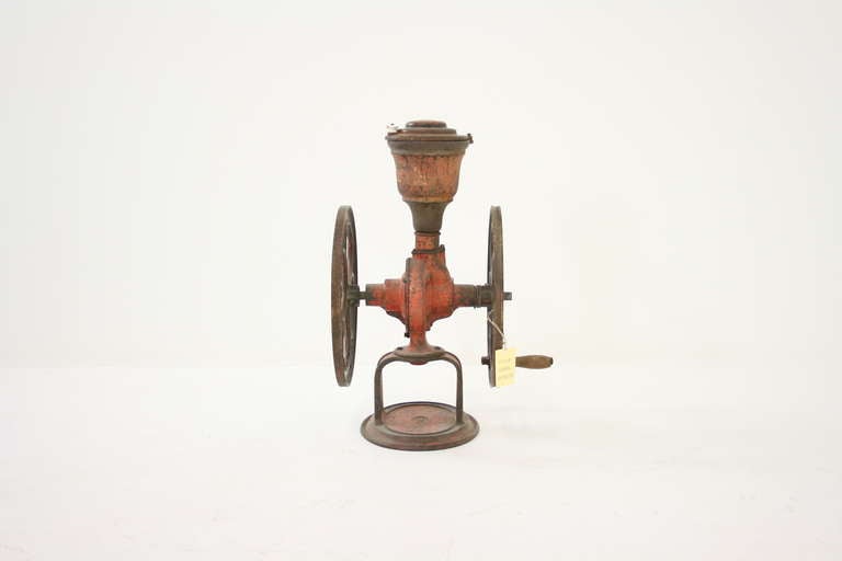 Antique American Philadelphia MFG Cast Iron Coffee Grinder, Mill ~1890~ 5