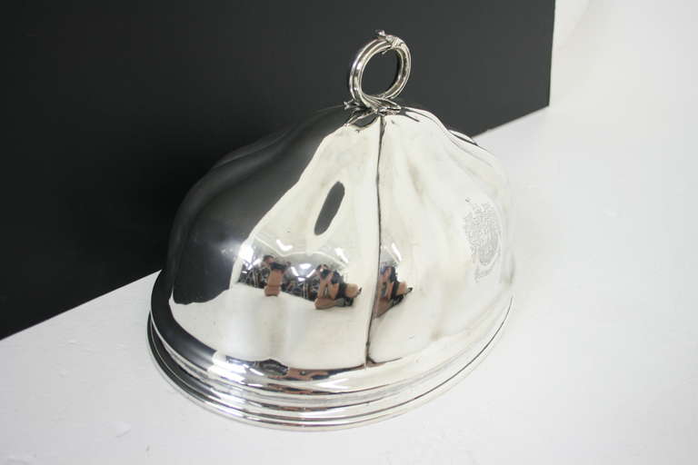 antique silver food domes
