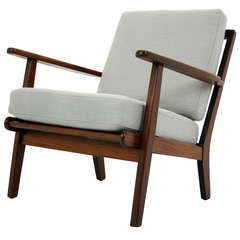 Vintage Danish Modern Teak Lounge Chair