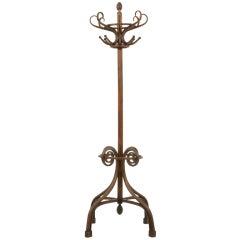 Antique 19th Century Beech Bentwood Coat Rack