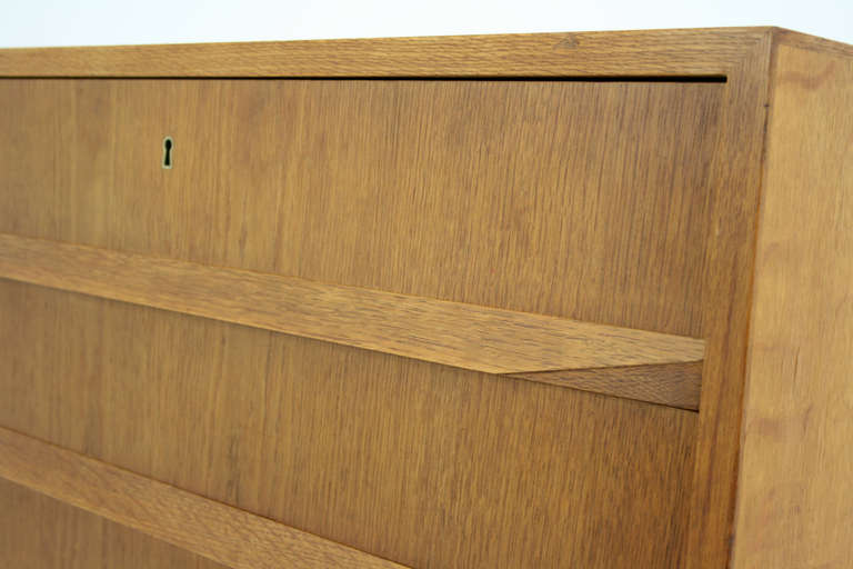 Scandinavian Modern Danish Modern 6 Drawer Oak Dresser 302-24