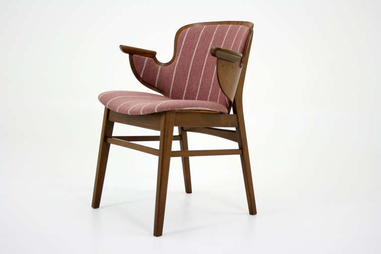 Beechwood Armchair by Hans Olsen 4