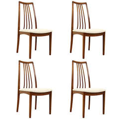 Set 4 Rosewood Dining Chairs 300-41