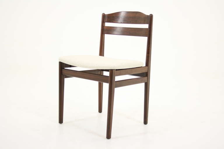 Set Six Rosewood Dining Chairs 3