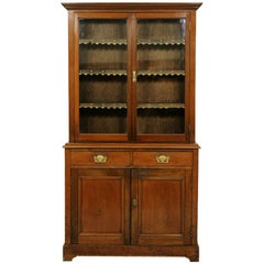 Pine 4-Door Bookcase