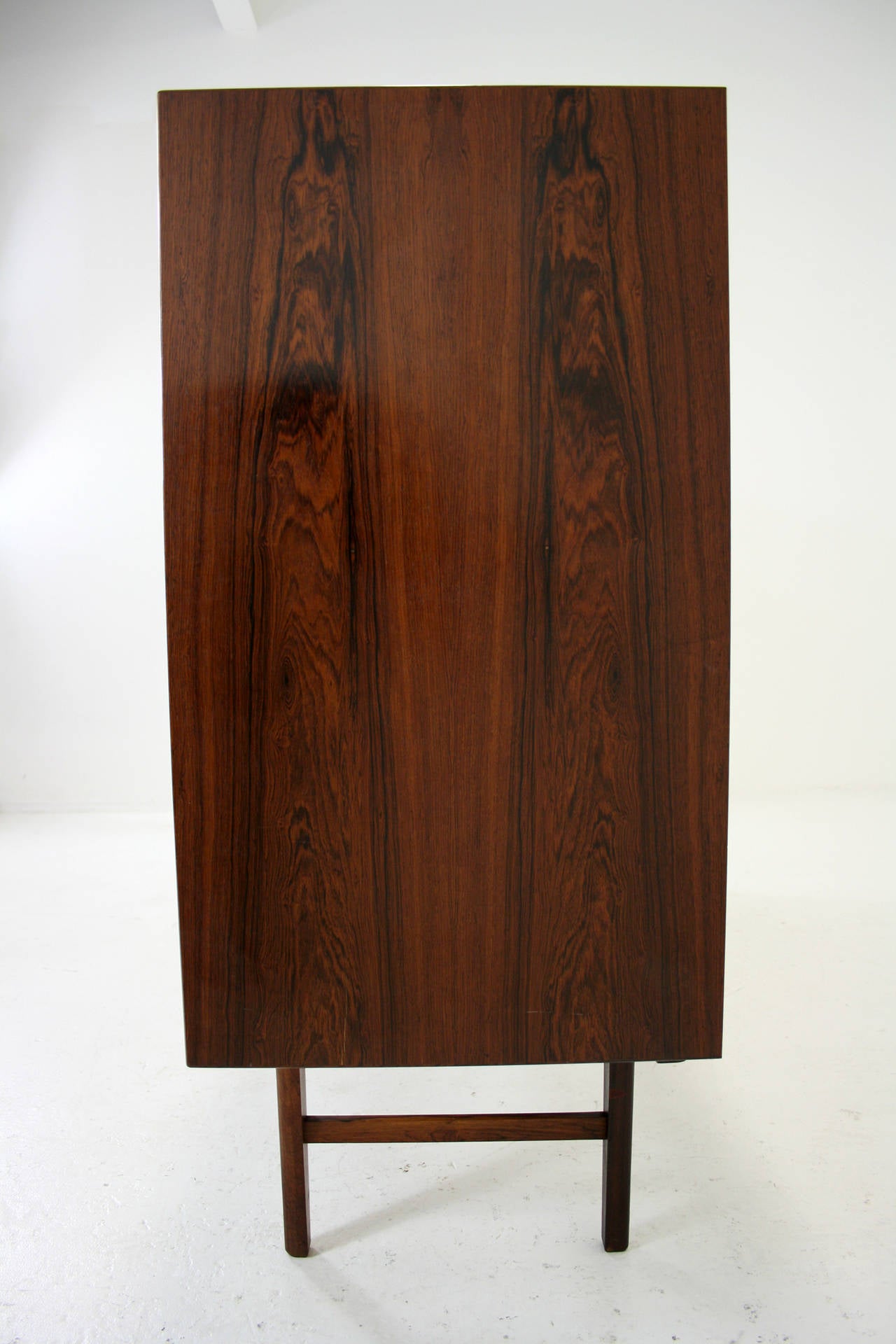 Danish Mid-Century Modern Rosewood Sideboard or Credenza In Excellent Condition In Vancouver, BC