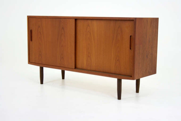 Teak Sideboard Credenza by Poul Hundevad In Good Condition In Vancouver, BC