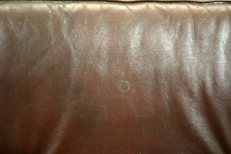 Mid-20th Century Danish Leather and Rosewood Lounge Chair